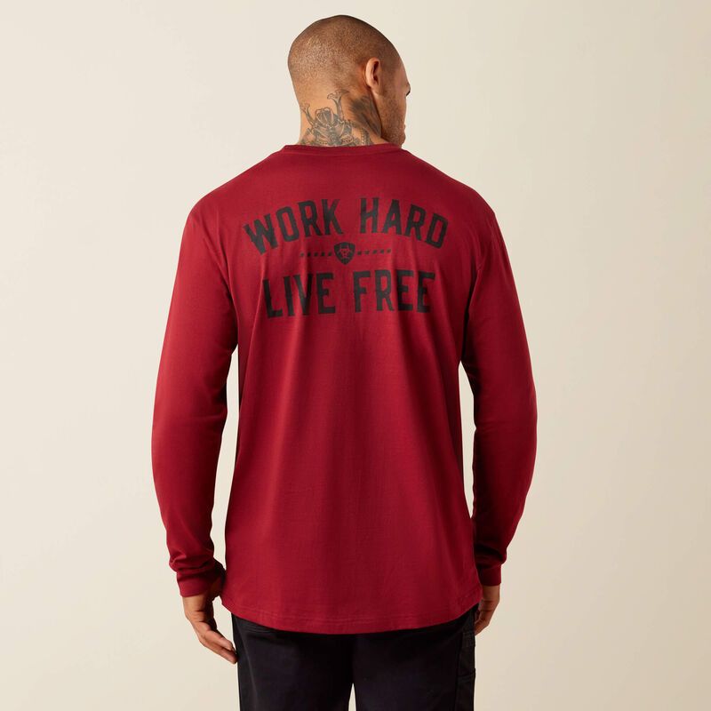 Ariat Men's Rebar Cotton Strong WHLF T-Shirt