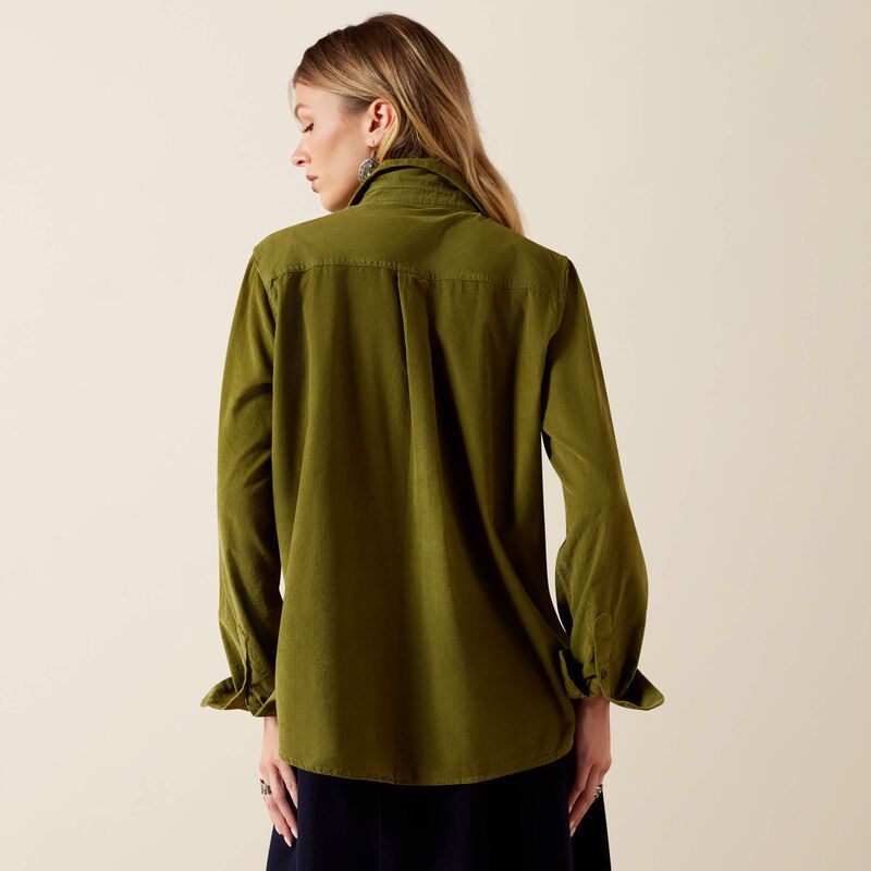 Ariat Women's Billie Jean Shirt - Moss Green