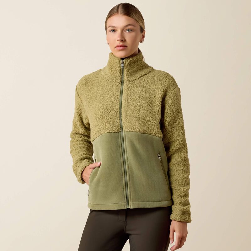 Ariat Women's Laviolette Full Zip - Oil Green