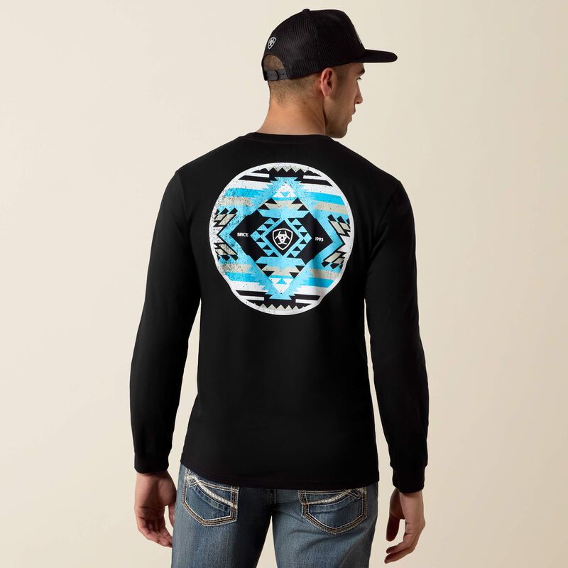 Ariat Men's Desert Wanderer Circle Long Sleeve T-Shirt