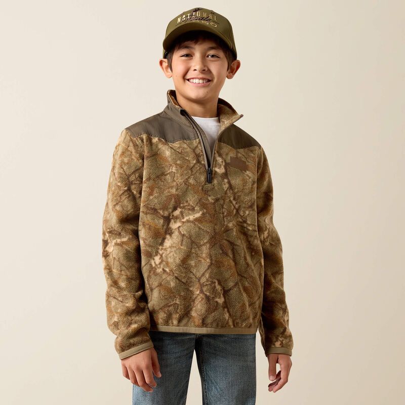 Ariat Youth Basis Sweatshirt - Savannah Tan Camo