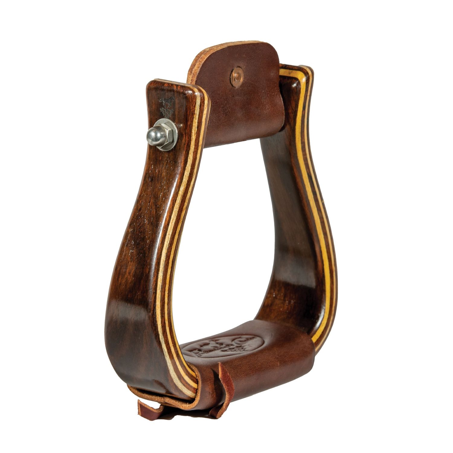 Professional’s Choice 2 inch Wood Stirrup Dark Gloss