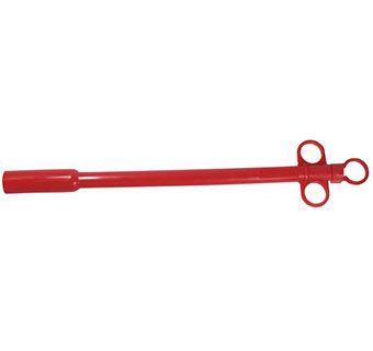 Bovine Balling Gun Large Plastic Red