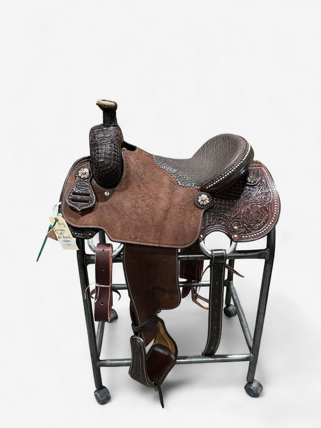 Irvine's All Around Saddle 15" Chocolate 3606-14