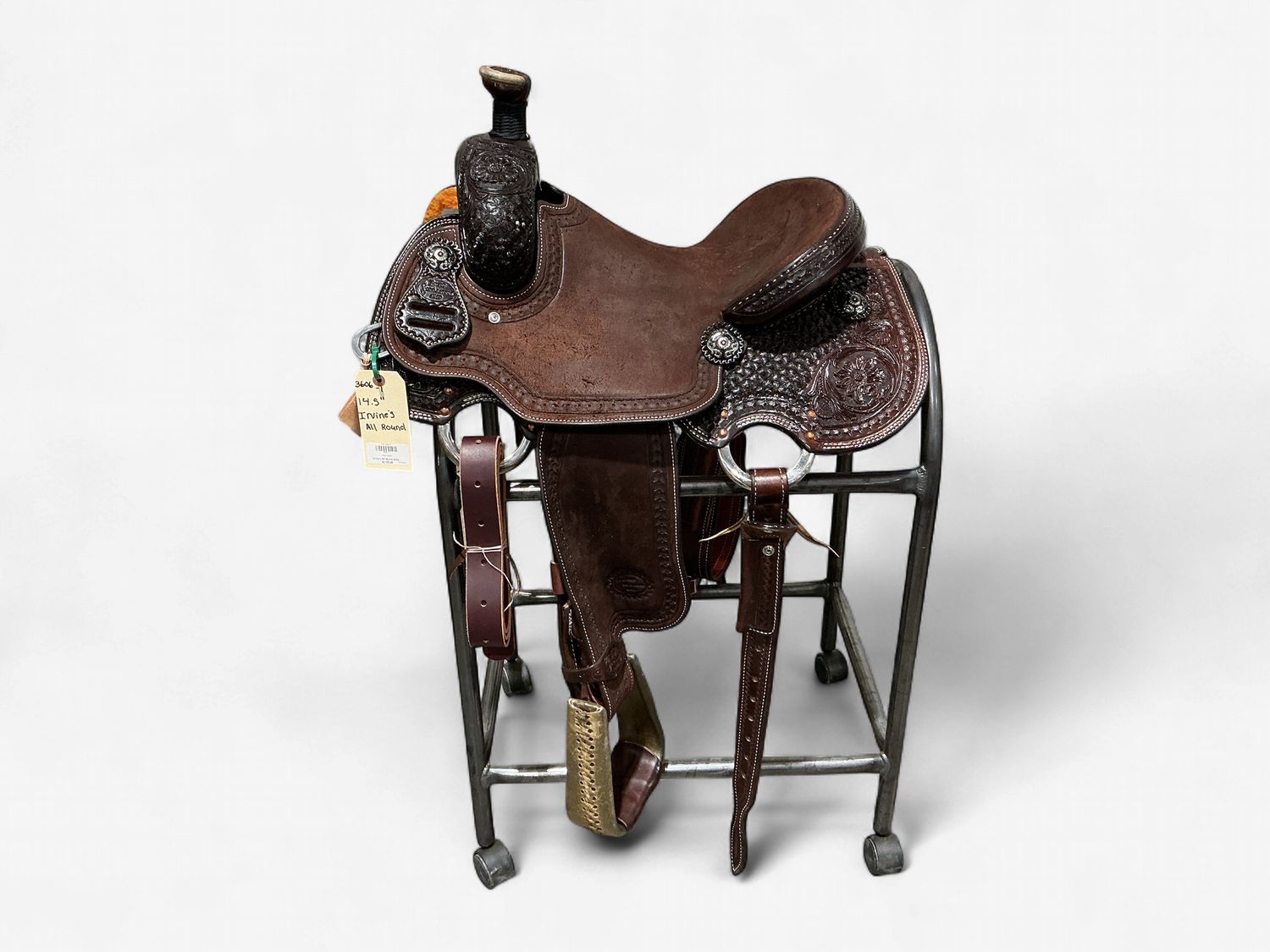 Irvine's All Round Saddle 14 1/2" Chocolate 3606-1