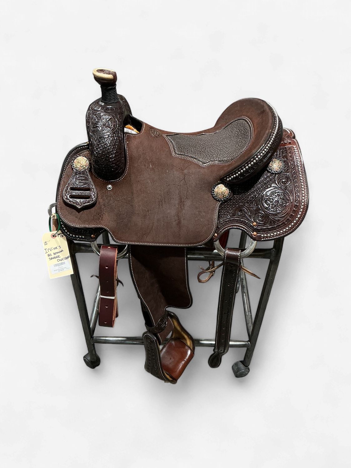 Irvine's All Around Saddle 15" Chocolate 3606-17