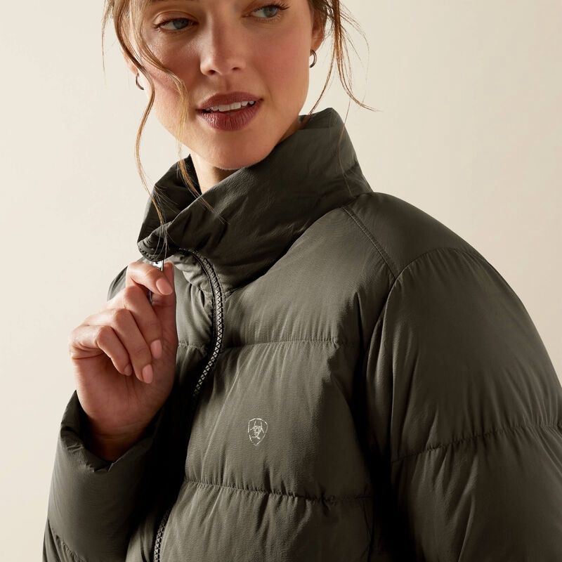 Ariat Women's UltraPuff Down Jacket, Color: Earth, Size: S
