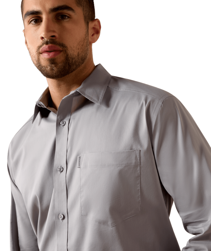 Ariat Men's Everything Classic Fit Shirt, Color: Sky Rocket, Size: XS