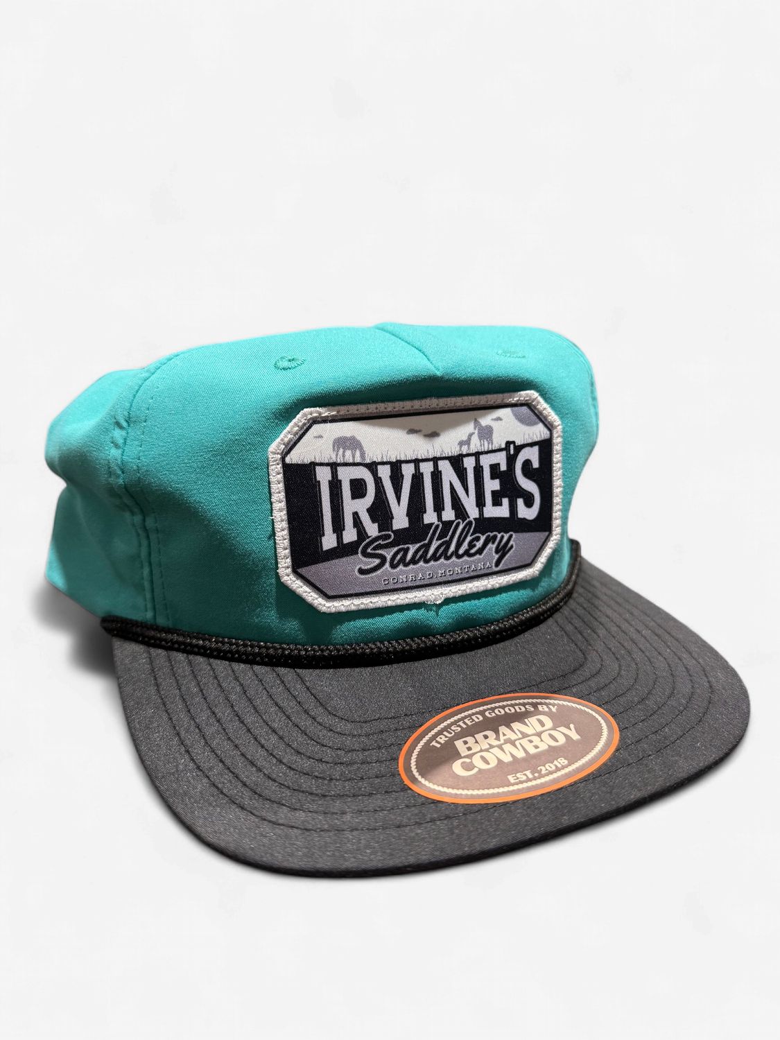Irvine's Roper Teal &amp; Black Rope Cap