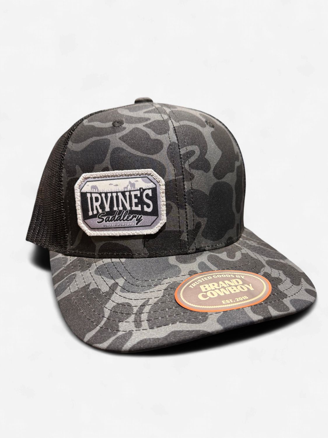 Irvine's Everybody Black Camo Mesh Cap