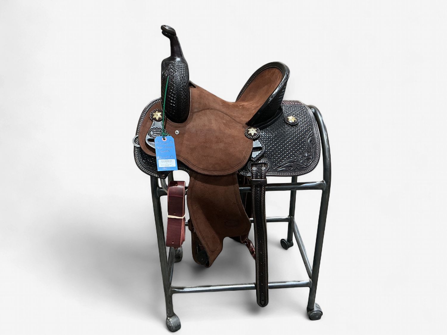 Irvine Cowgirl Pro Barrel Saddle - 13”Combo Tooling &amp; Full Border