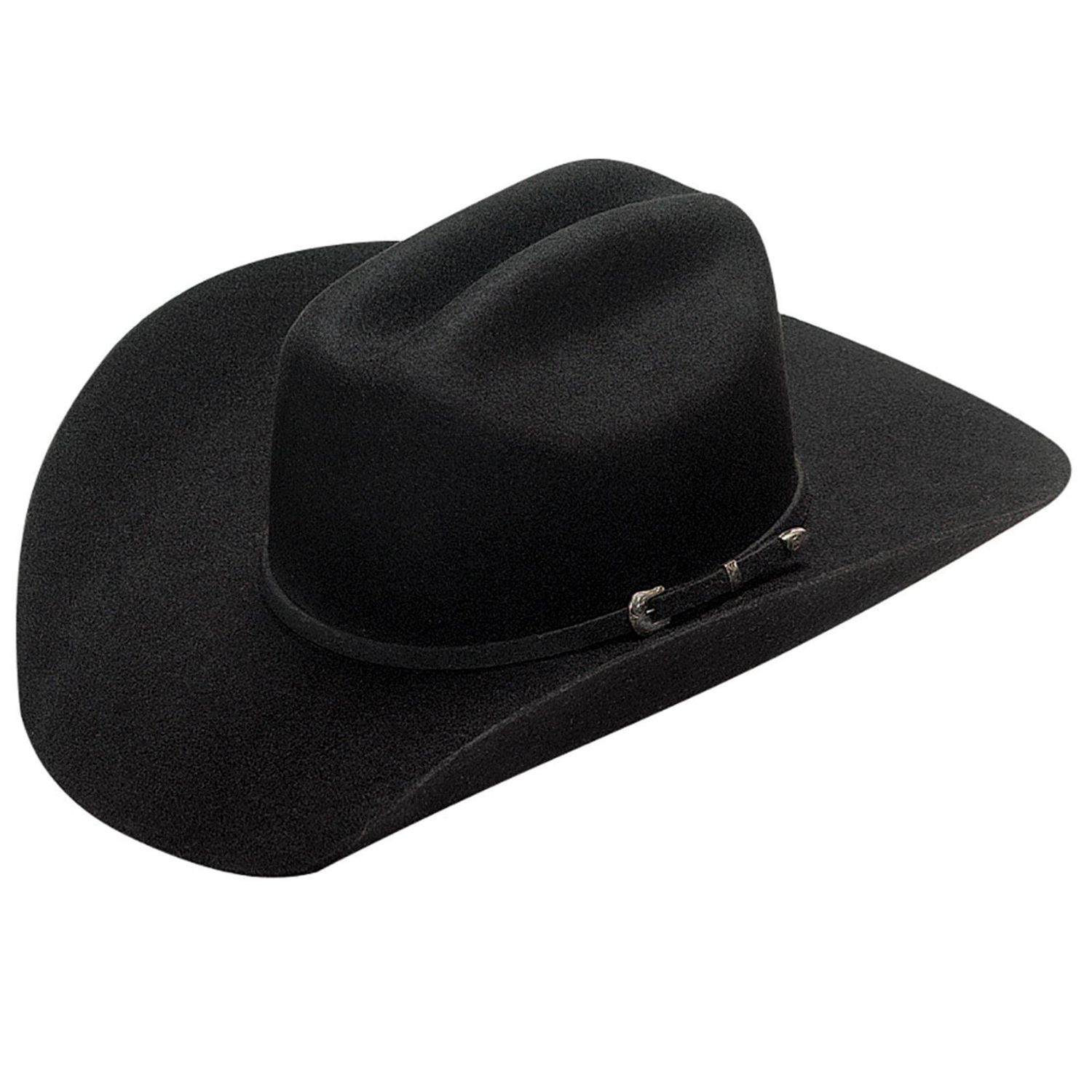 Twister Dallas 2X Black Wool Felt Western Hat