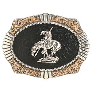 Nocona Oval End of the Trail Buckle