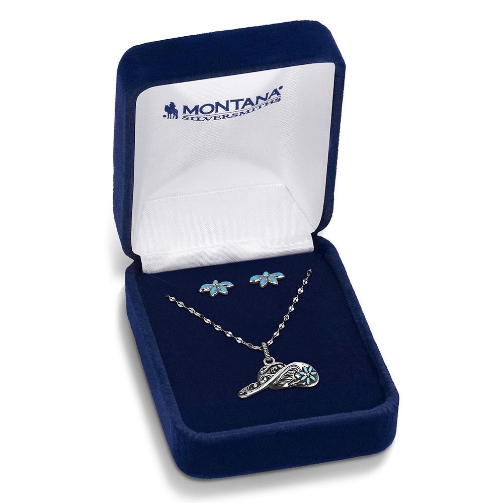 Montana Silversmiths Under the Brim Jewelry Set