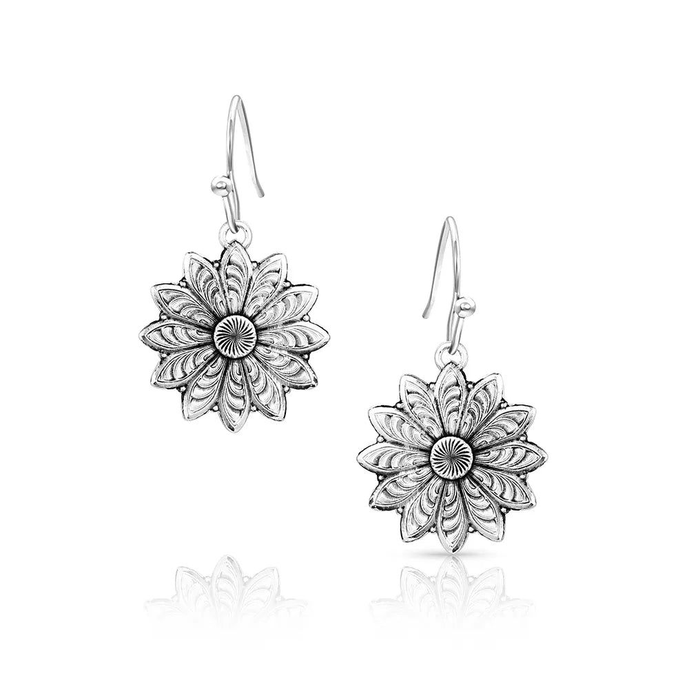 Montana Silversmiths Flower Rowel Earrings