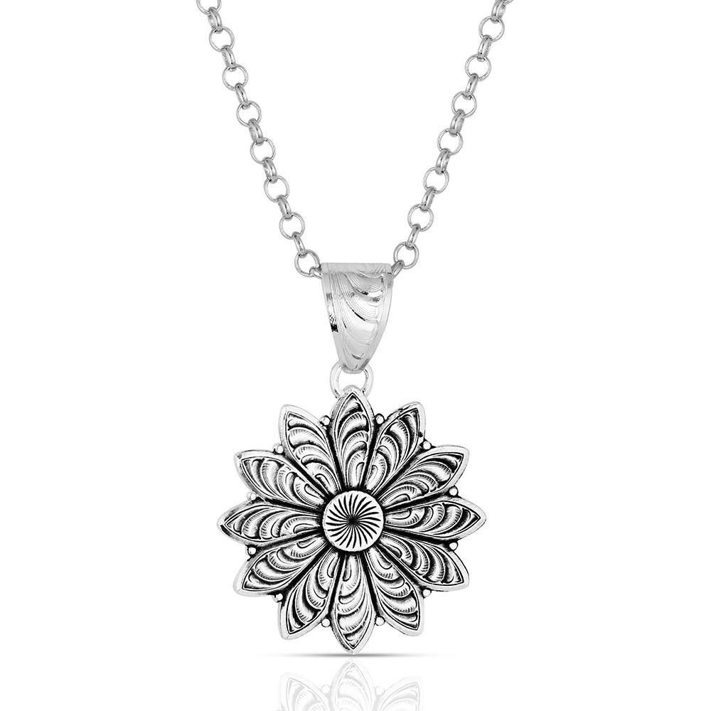 Montana Silversmiths Flower Rowel Necklace