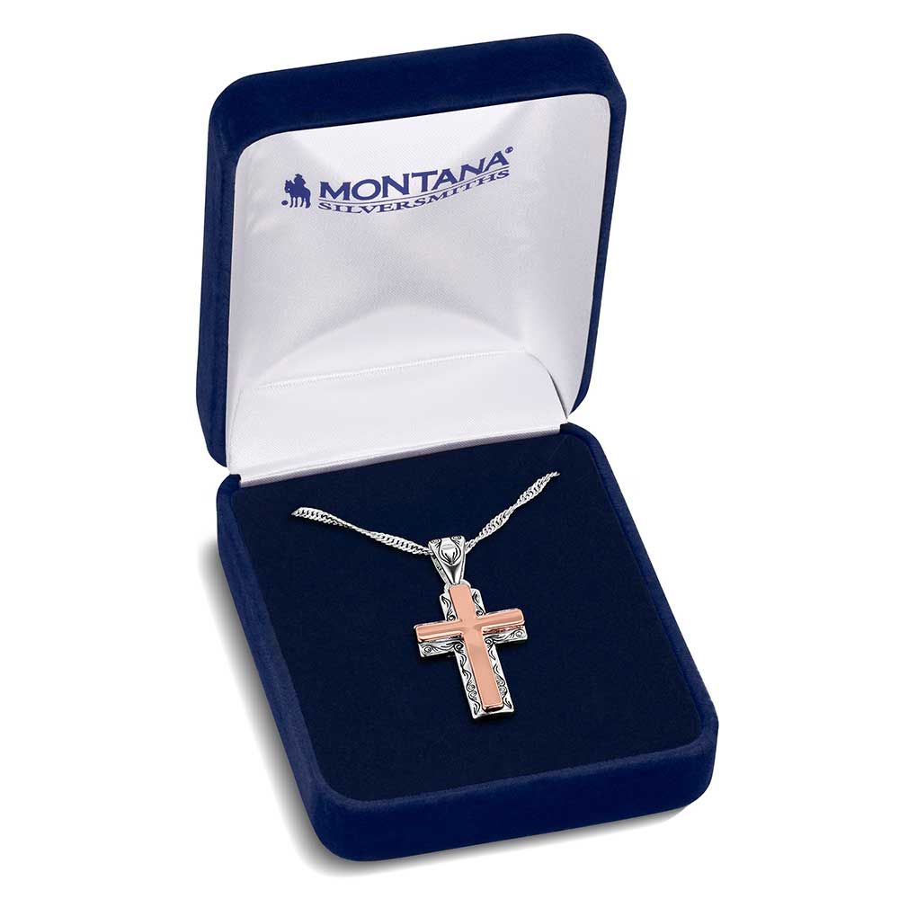 Montana Silversmiths Faith Evermore Cross Necklace