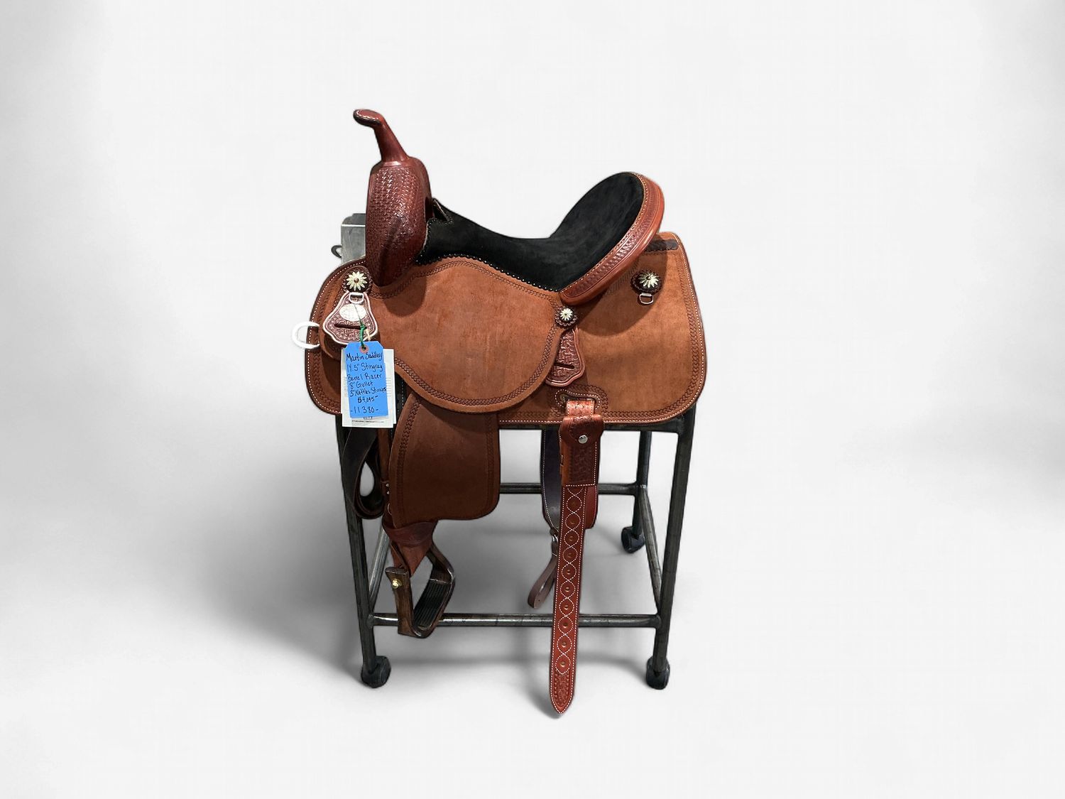 Martin Saddlery Stingray Barrel Saddle - 14.5" Chestnut - SN 11380