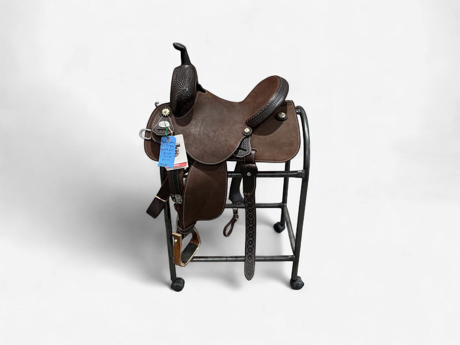 Martin Saddlery Stingray Barrel Saddle - 13.5" Chocolate - SN 14681