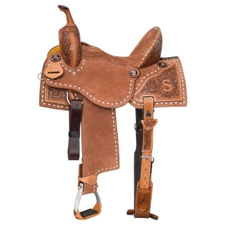 Silver Royal 12" CA$H Youth Barrel Saddle