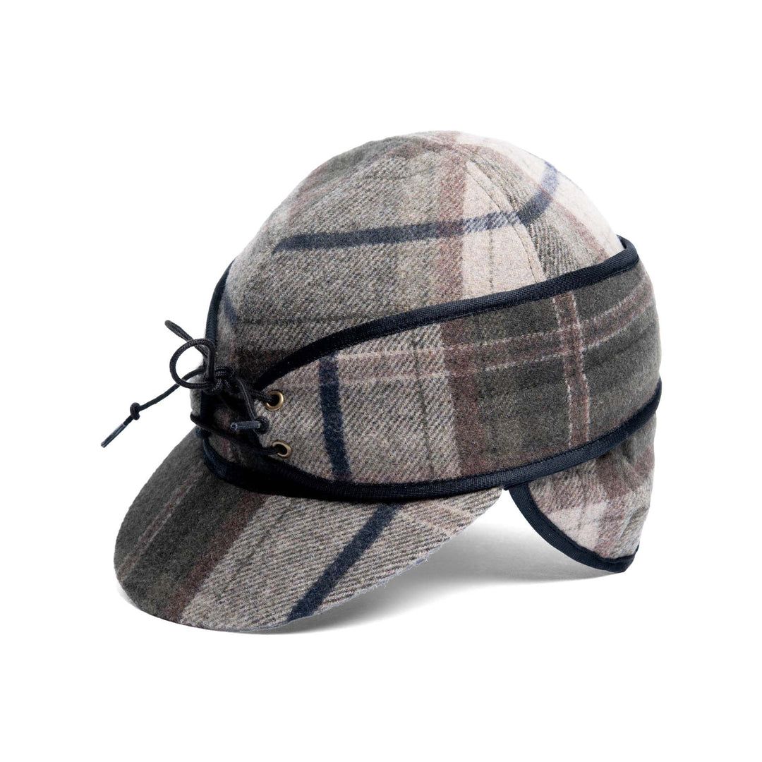 Crown Cap Woodland Plaid Railroad Hat - Woodland