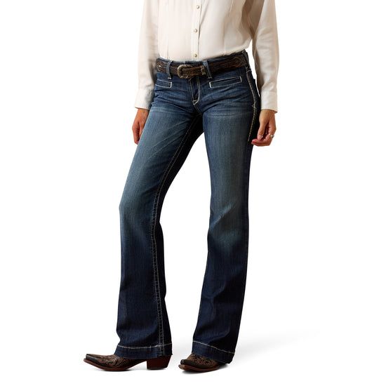 Ariat Women's Mid Rise Entwined Trouser Jeans