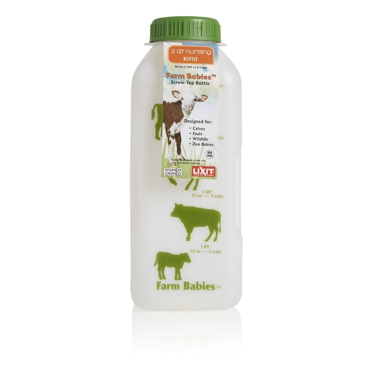 Lixit Farm Babies 2 Quart Nursing Bottle FB64CA