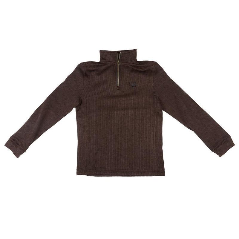 Cinch Boys Brown 1/4 Zip