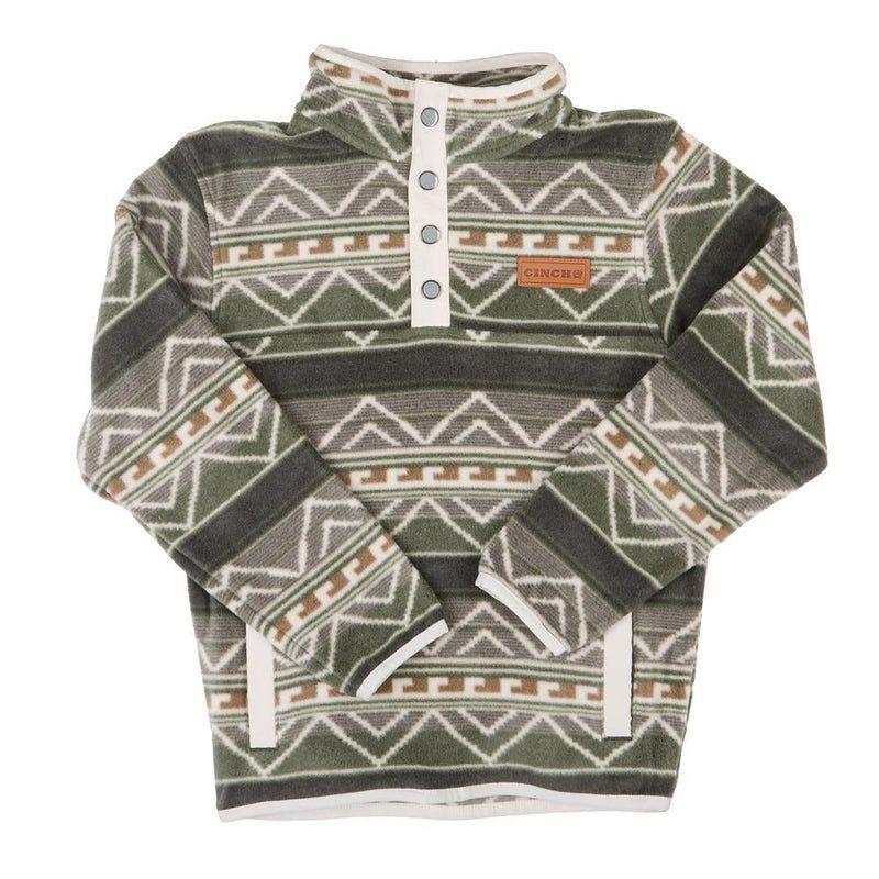 Cinch Boys Olive Polar Fleece