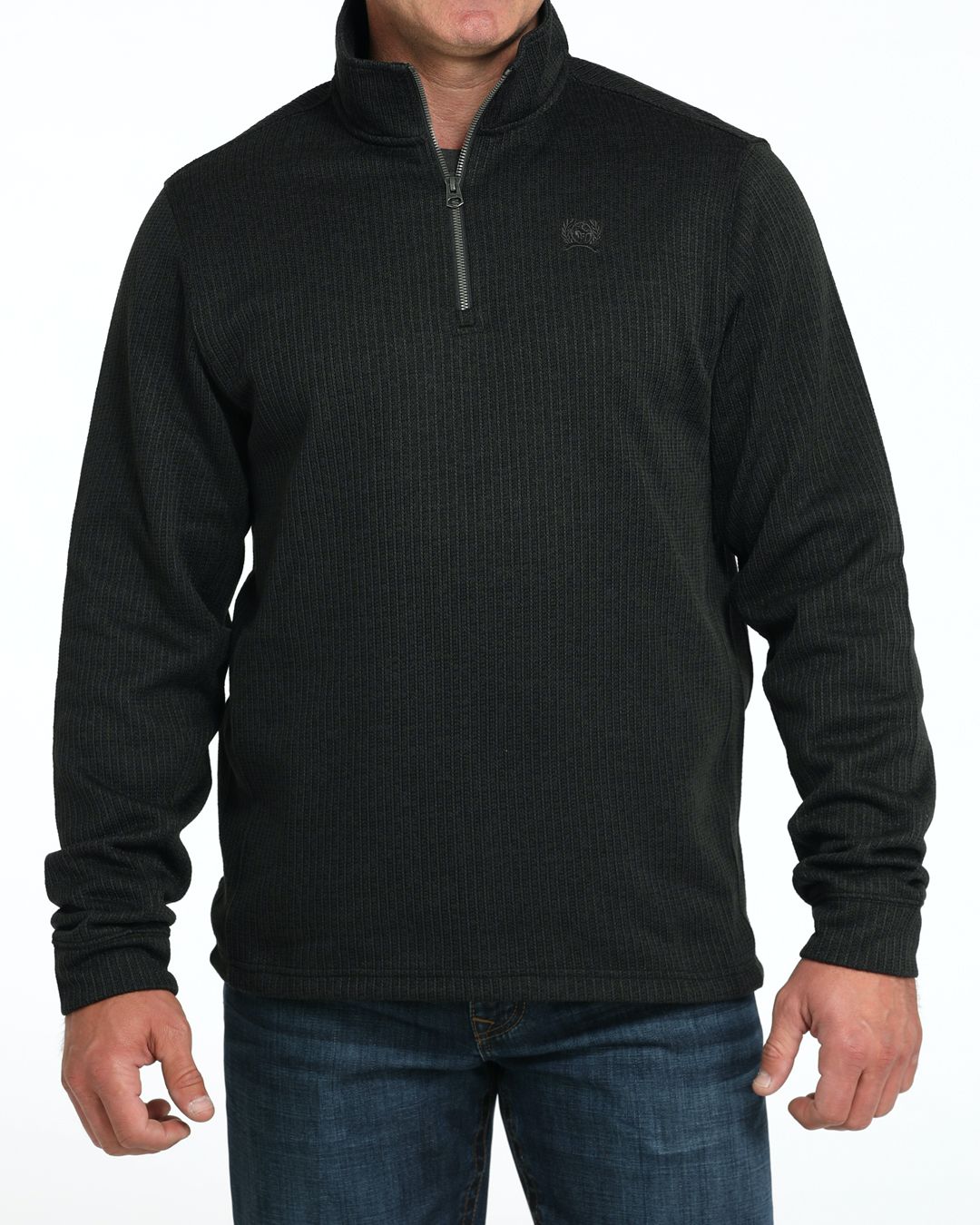 Cinch Men's Black 1/4 Zip Pullover