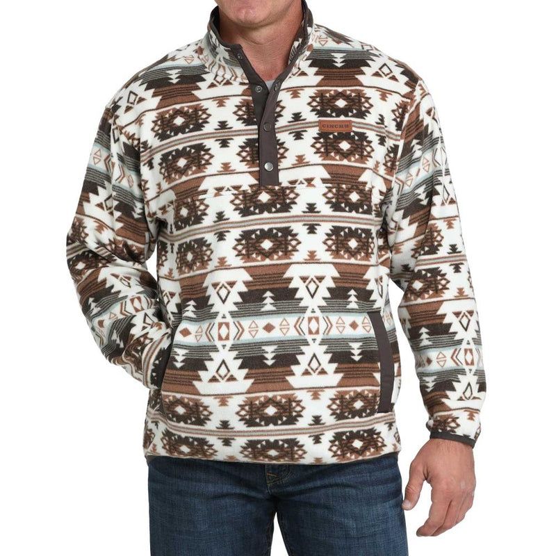 Cinch Men's Brown Make Up Fleece