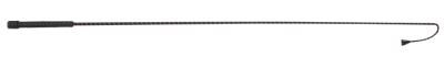 AHE 48-inch Black Whip with Popper and Dots