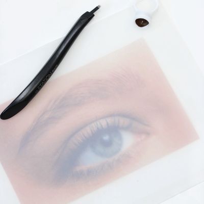 Peau de pratique transparente