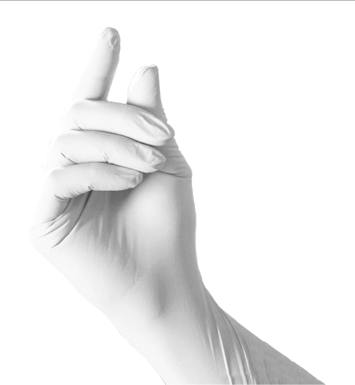 Gant de nitrile BLANC (pqt 300)