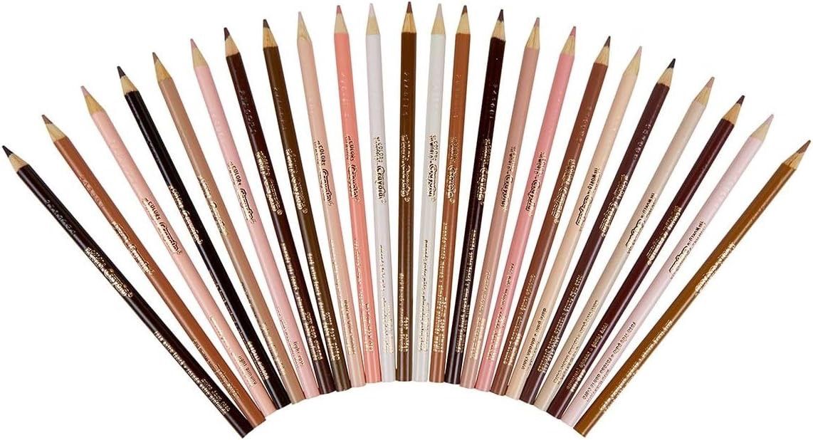 Crayola crayons de couleur de la gamme Couleurs du Monde, 24 pièces