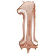 34in Rose Gold Numeral 1