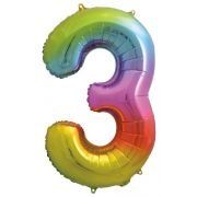 34in Rainbow Numeral Foil 3