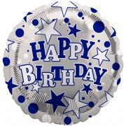 18in HAPPY BIRTHDAY MALE FOIL BALLOON