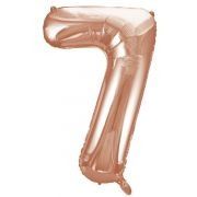 34in Rose Gold Numeral 7