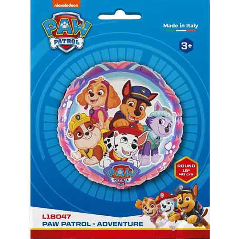 18n PAW PATROL ADVENTURE FOIL BALLOON