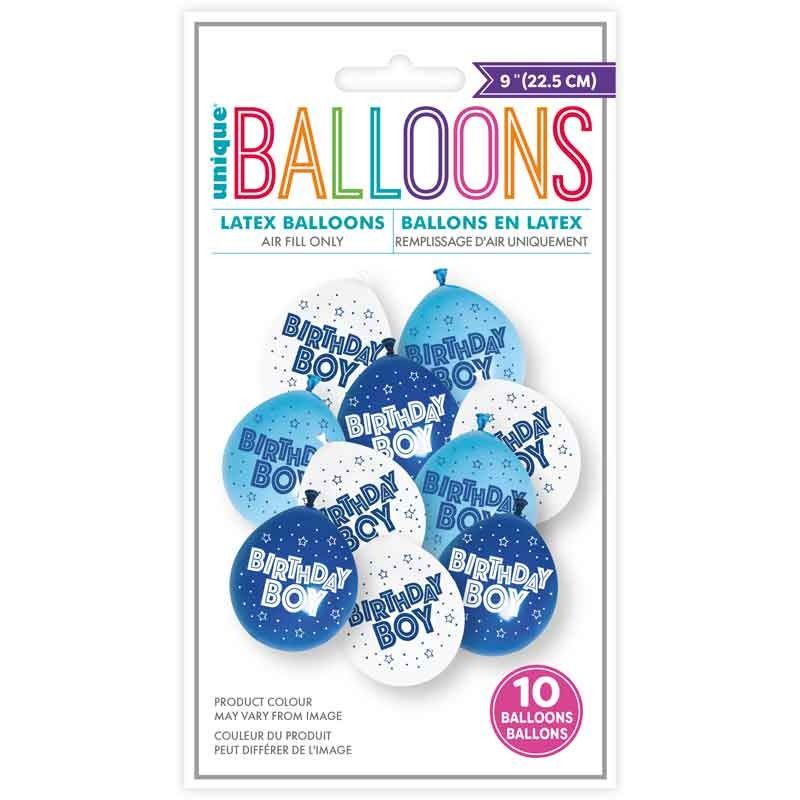 9in Birthday Boy Balloons