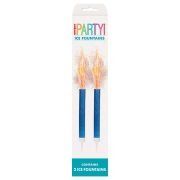 2pk Blue Prismatice Ice Favours