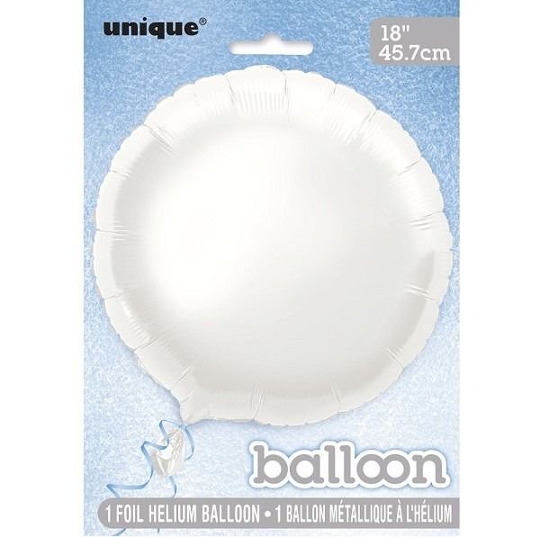 White Round 18in