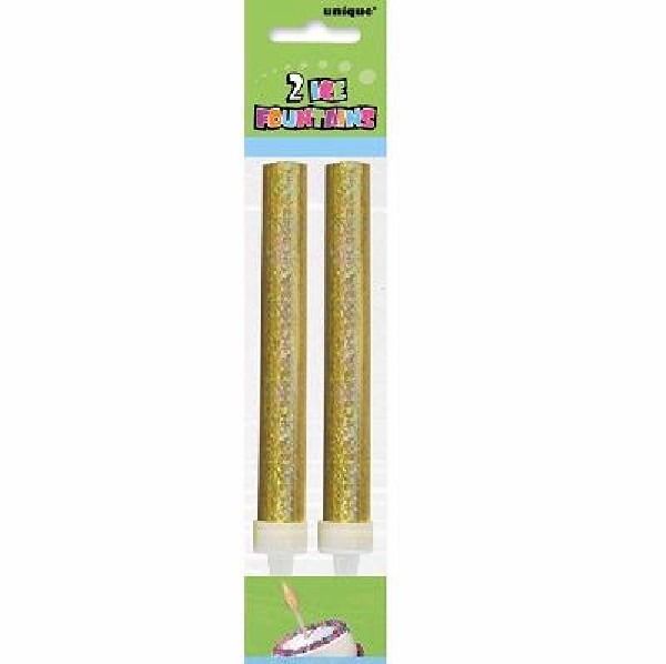 Gold Prismatic Ice Fountains