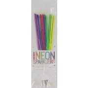 Assorted Neon Cake Sparklers (17cm) 10CT