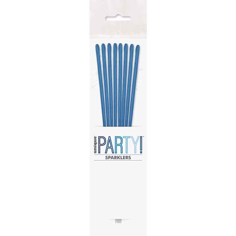Blue Party Sparklers – 7 Inch (8 Pack)