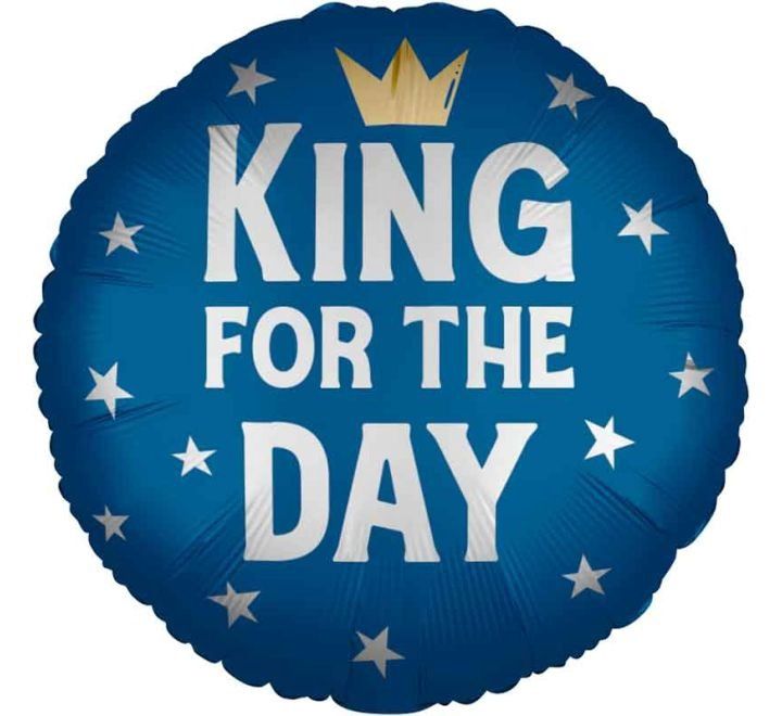 King for the Day Foil Balloon – Uninflated