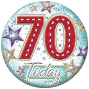 5.5cm AGE 70 OPEN BADGE 6S