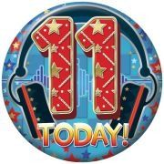 5.5cm AGE 11 MALE BADGE 6S