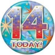 5.5cm AGE 14 OPEN BADGE 6S